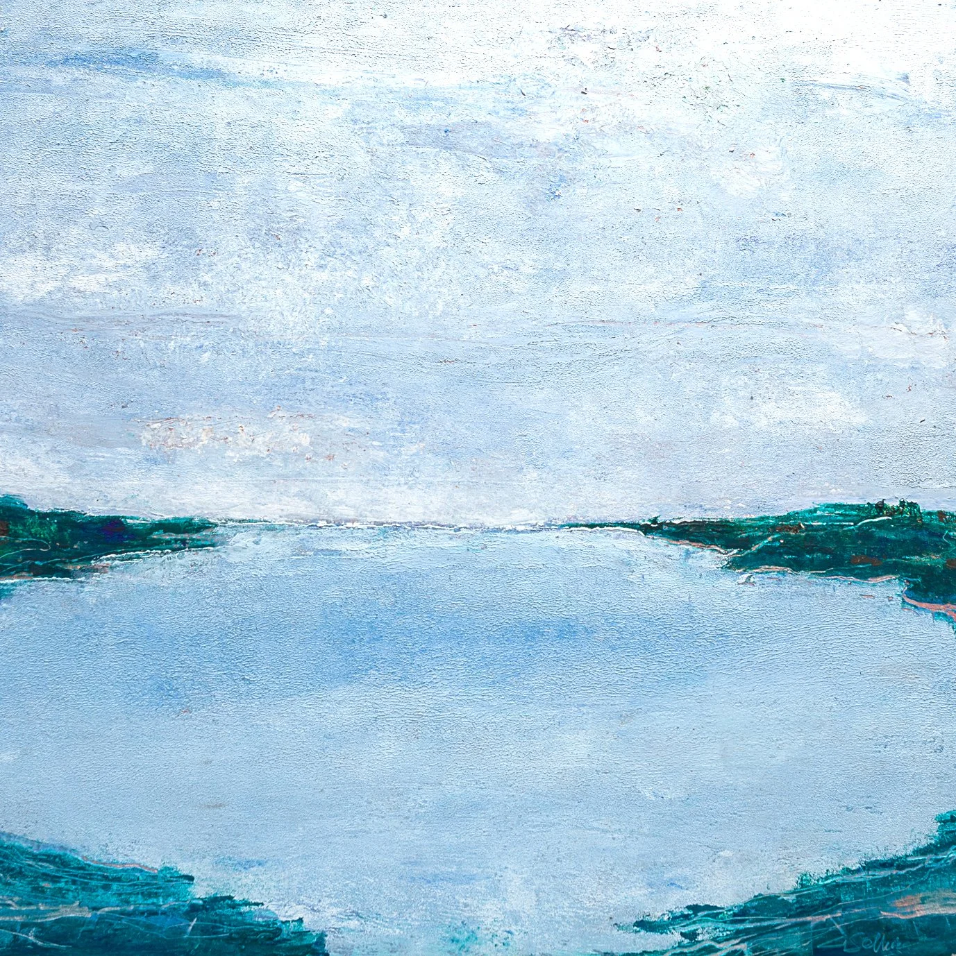 Calm Waters 50 x 50 cm — Geoff Sellick Art